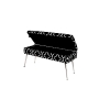 Kufer Pikowany Butelkowa Żółcień Cytrynowa Guzik Tapicerowany/Kryształ Q-1 Rozmiary od 50 cm do 200 cm